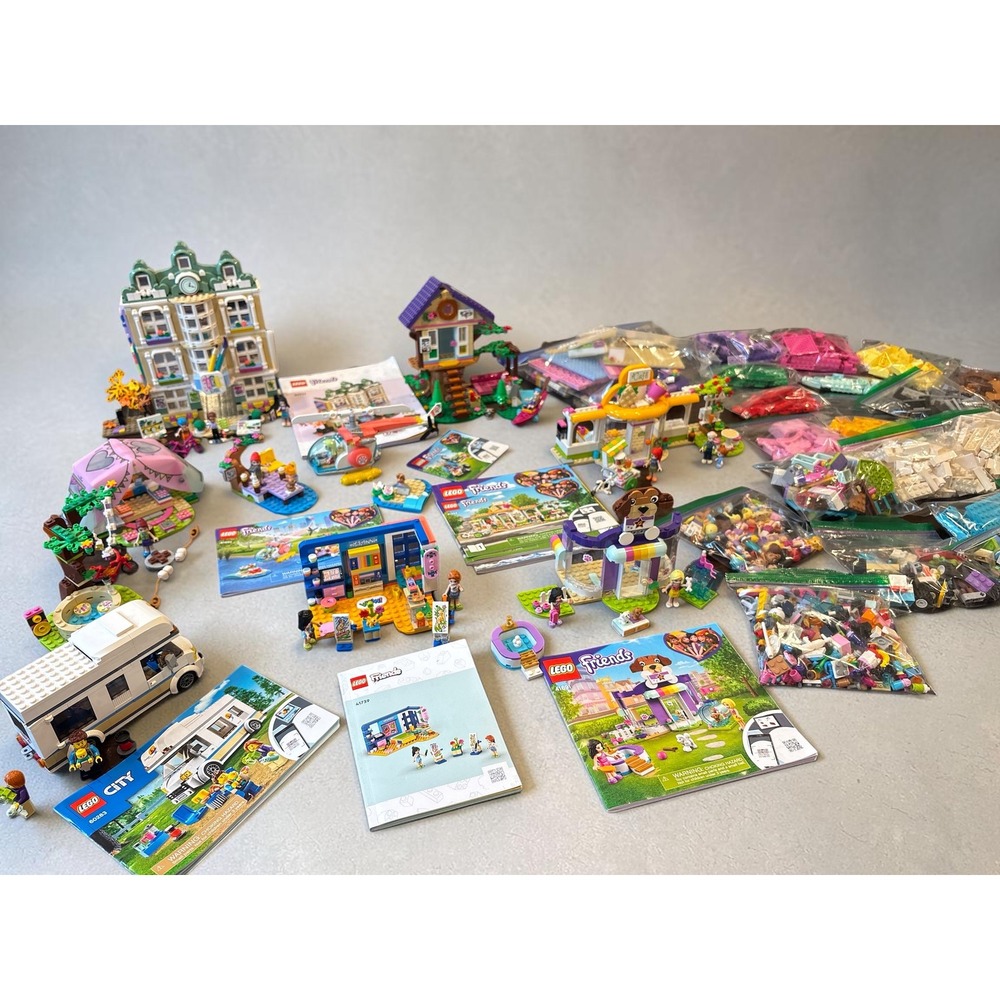 LEGO Friends & City Huge Lot: Art School, Vet, Cafe, Treehouse, Doggy Day Care +